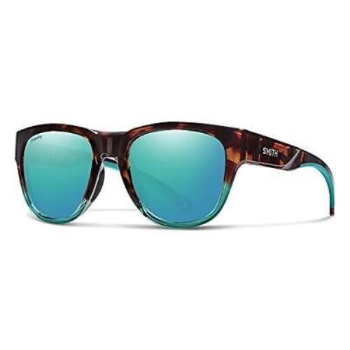 Smith Rockaway Sunglasses Tortoise Crystal Fade/chromapop Polarized Opal Mirror