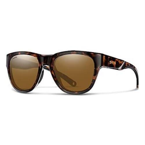 Smith Rockaway Ladies Cateye Sunglasses Tortoise/chromapop Glass Polarized Brown