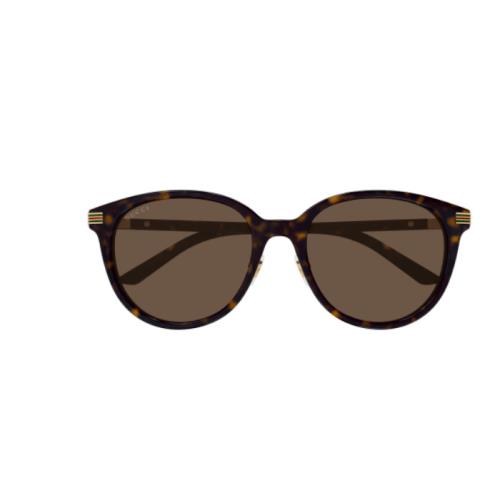 Gucci GG1452SK 002 Havana/brown Cat Eye Women`s Sunglasses