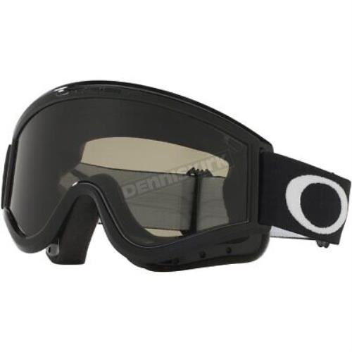 Oakley Jet Black L-frame Sand MX Goggles W/dark Grey Lens - 0OO7008 01-63100