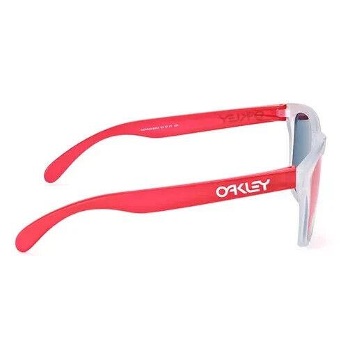 Oakley Frogskins Matte Clear/matte Transparent Pink W/torch Iridium OO9013-B355 - Frame: Matte Clear/Pink, Lens: Red