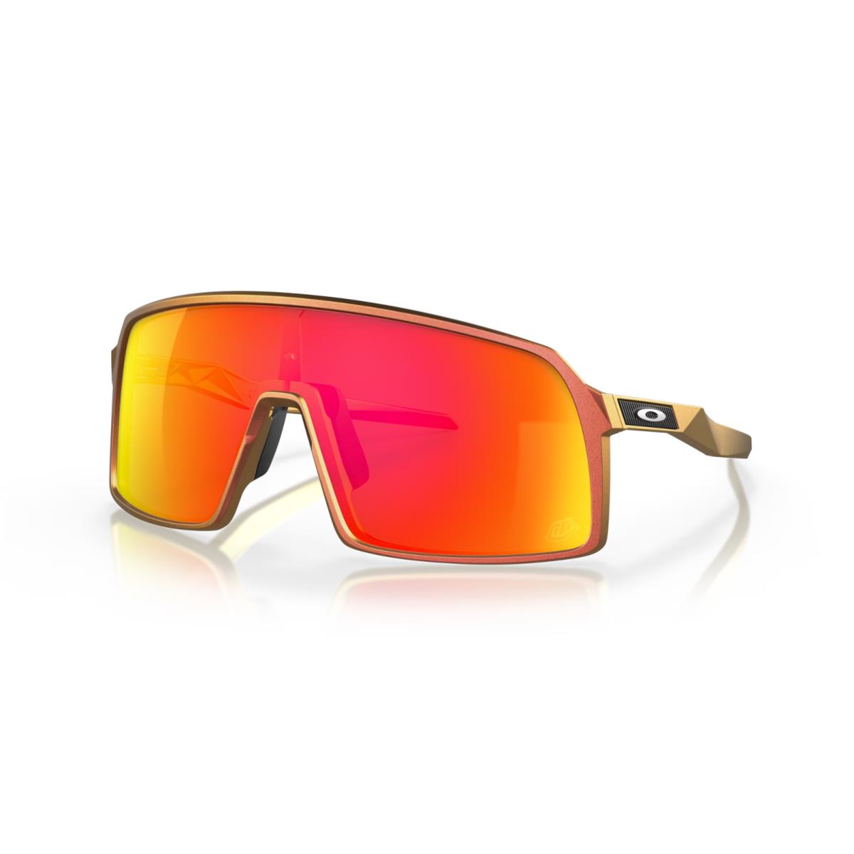 Oakley Tld Sutro Sunglasses OO9406-4837 Red Gold Shift Frame W/ Prizm Ruby Lens