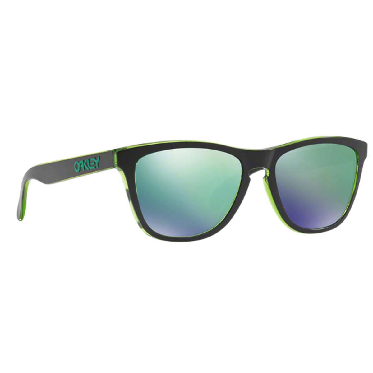 Oakley Frogskins Eclipse Collection Eclipse Green W/jade Iridium OO9013-A8 - Frame: Green, Lens: Green