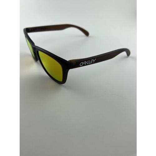 Oakley sunglasses Frogskins - Frame: Brown, Lens: Orange 0