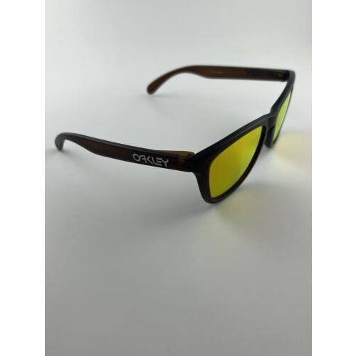 Oakley sunglasses Frogskins - Frame: Brown, Lens: Orange 1