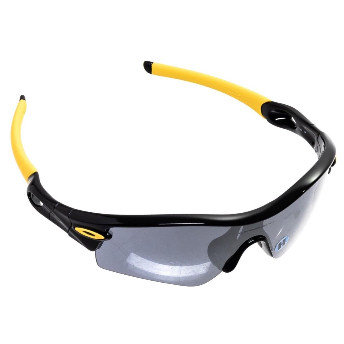 Oakley Radar Path Livestrong Sunglasses Black Iridium Lance Armstrong Signed Box - Frame: Jet Black/Yellow, Lens: Black Iridium