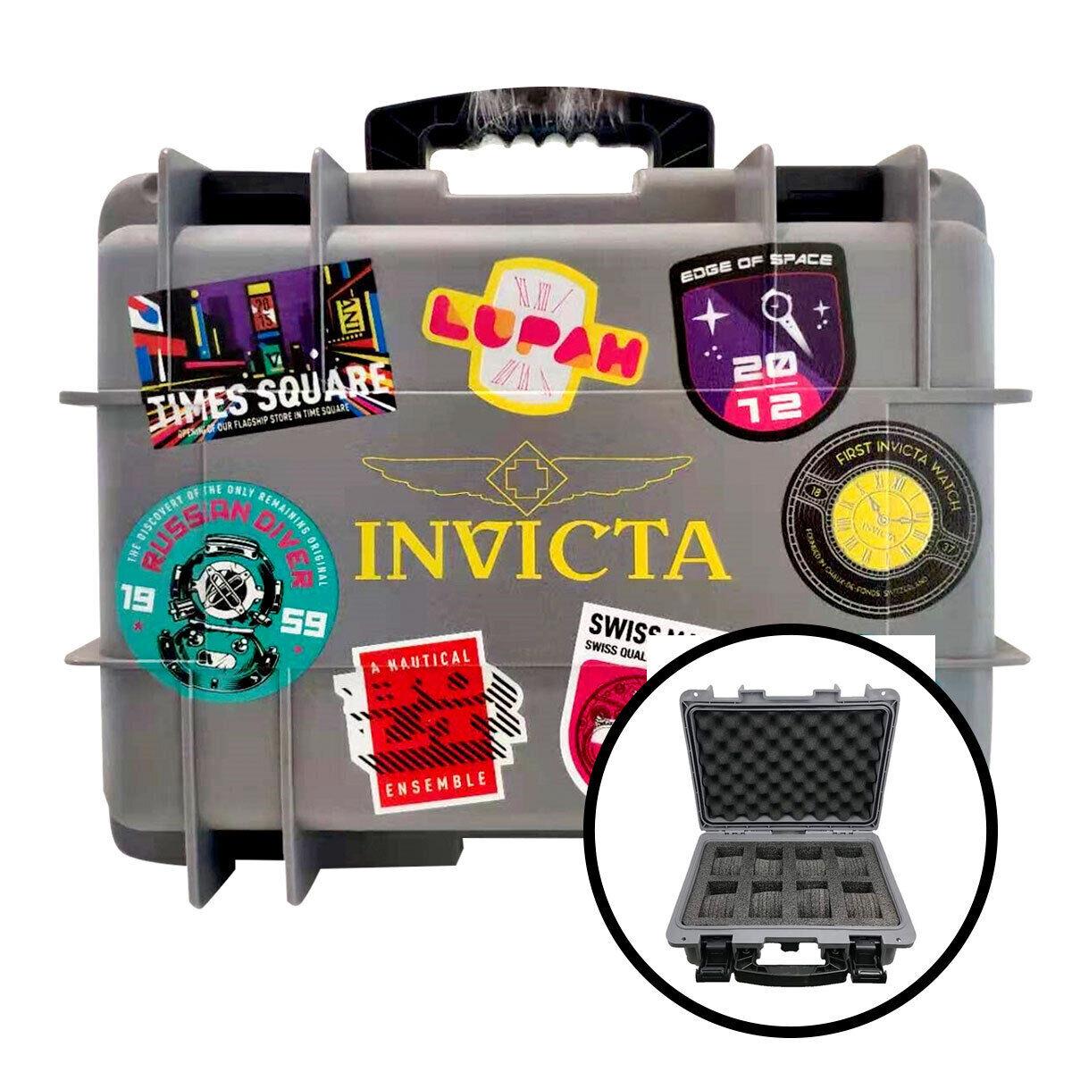 Invicta 8 Slot Impact Watch Case Storage Collector Dive Water Proof DC8PATCH