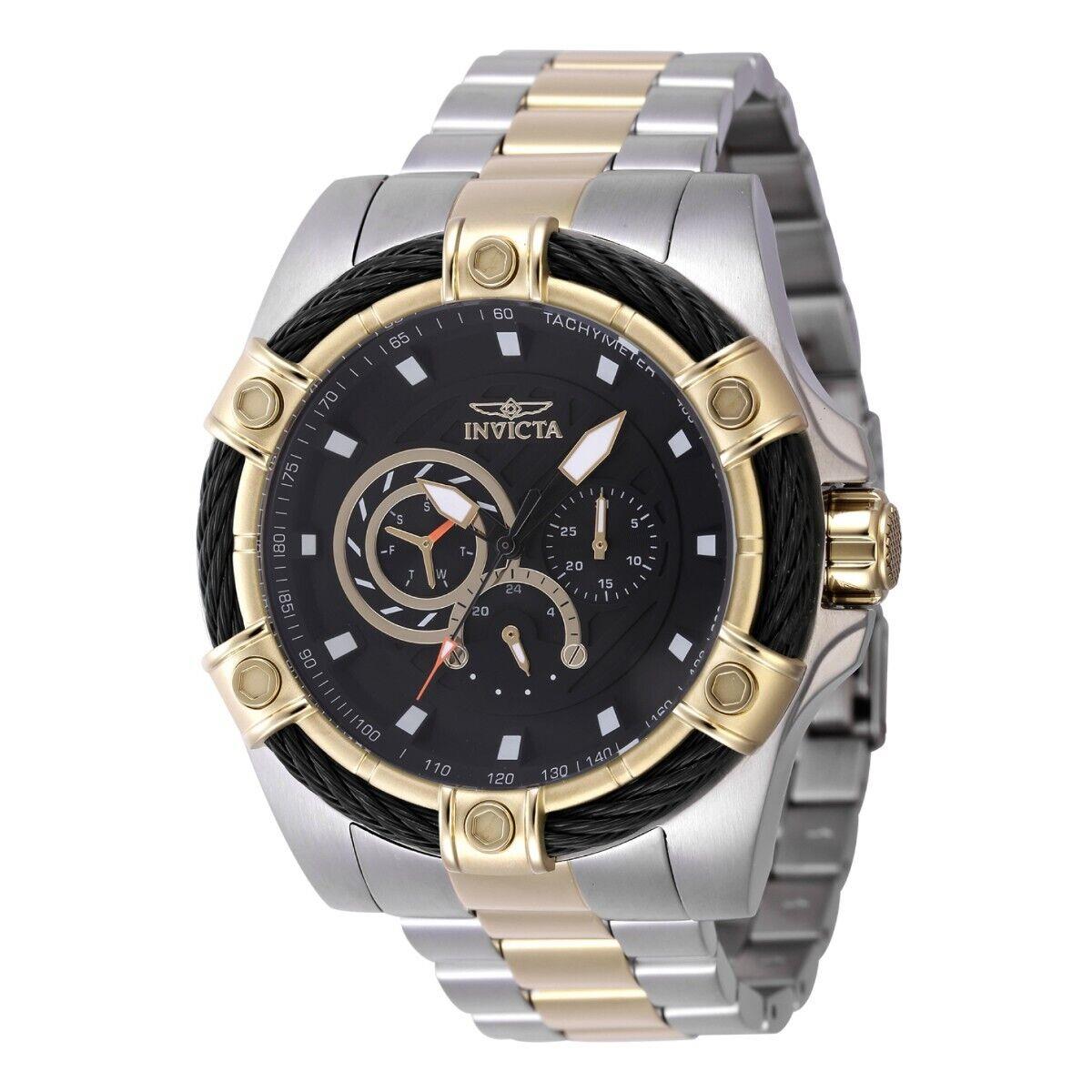 Invicta Bolt Men`s Watch - 52mm Gold Steel 46869