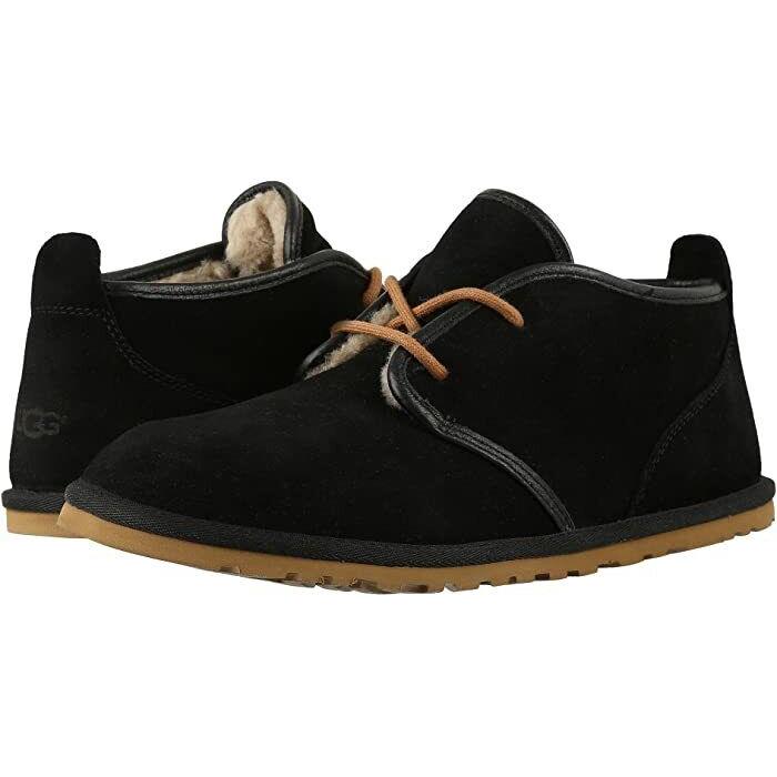 Ugg Maksim Chukka Suede Shearling Boots Black 13 16