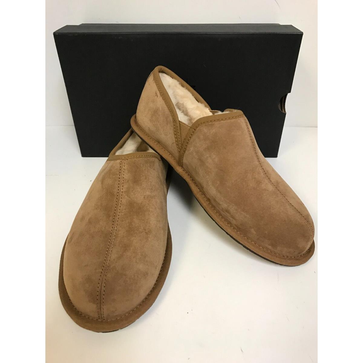 Ugg Men`s Scuff Romeo Chestnut Suede Slippers