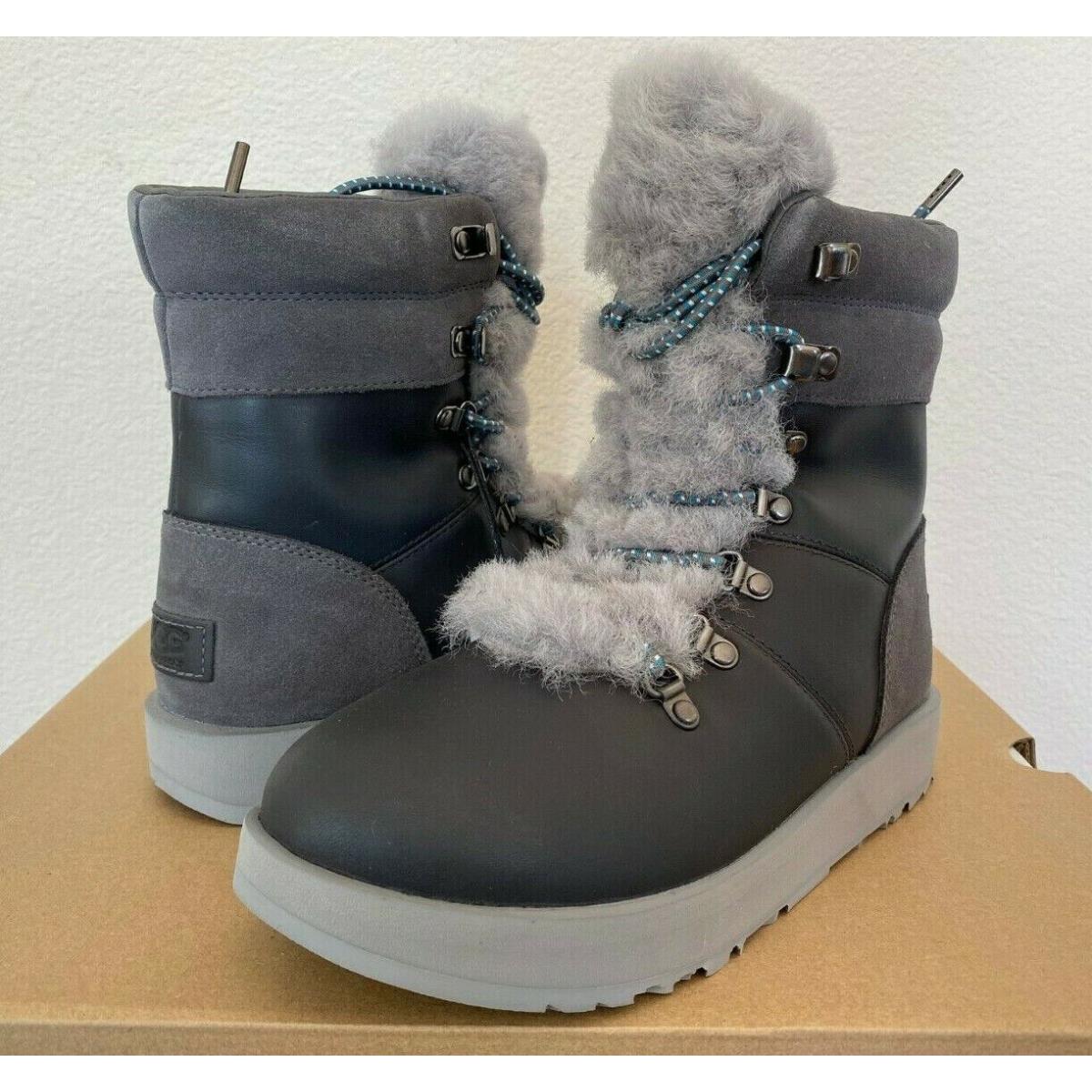 Ugg Women`s Viki Waterproof Shearling Leather Boots- Size Runs Small