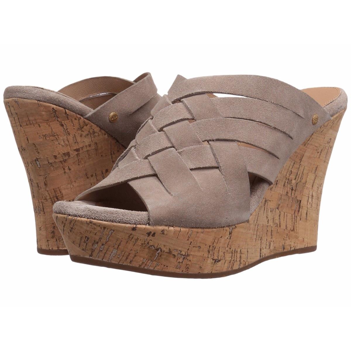 Women`s Ugg Marta High Wedge Sandals 1015079 Sizes 6.5-11 Horchata