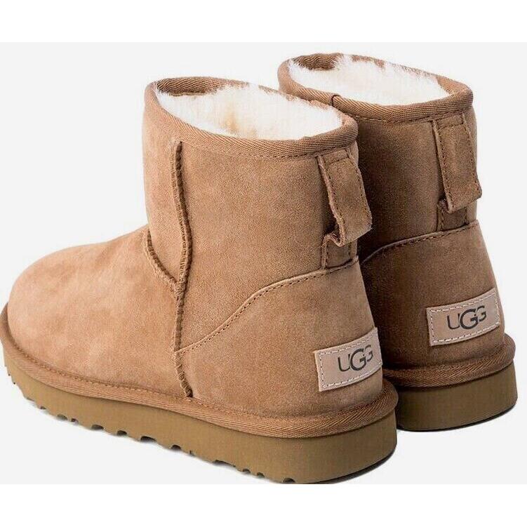 Ugg Classic Mini II Women`s Winter Ankle Boots Chestnut