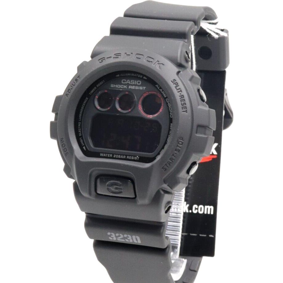 Casio G-shock Digital Matte Black Chronograph Watch 50mm DW6900MS-1