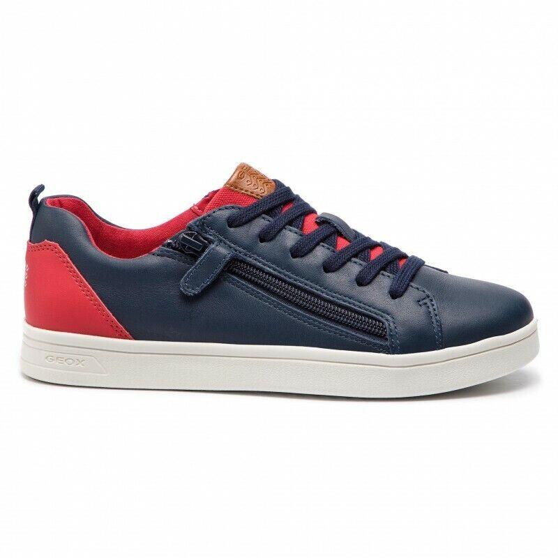 Geox Kid`s DJ Rock Navy/red Boy`s Sneakers J925VD 08554 C0735