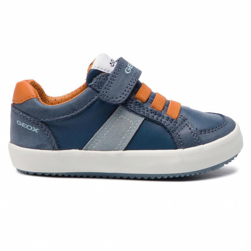 Geox Kid`s Alonisso Low Top Navy/dk Orange Sneaker J922CC 00085 C4218