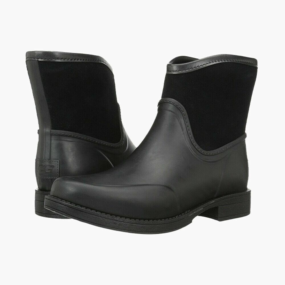 Ugg Women`s Paxton Waterproof Rain Boot Black Size 5