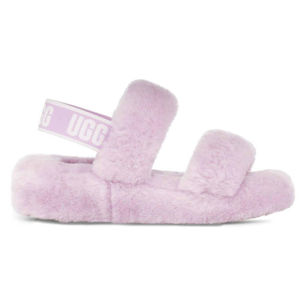 Ugg Oh Yeah Sheepskin Slides California Aster US 10