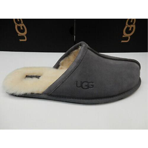 Ugg Mens Scuff Suede Dark Grey 13