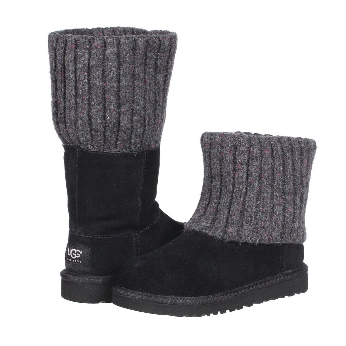 Ugg Australia Girls Shea Kids Toddler Youth Size 12 Classic Black Boots 150