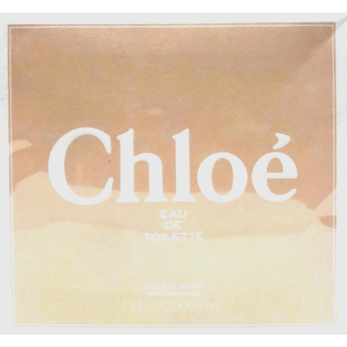 Chloe By Chloe Eau DE Toilette Spray For Women 2.5 Oz / 75 ml