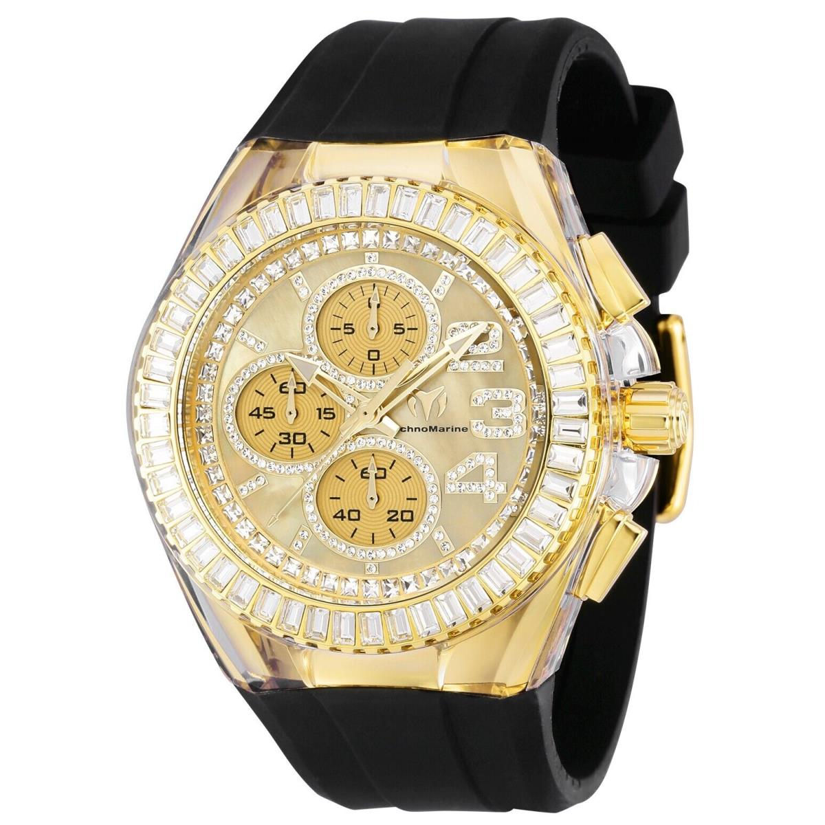 Technomarine TM-121030 Cruise Glitz 45mm Gold w Stones