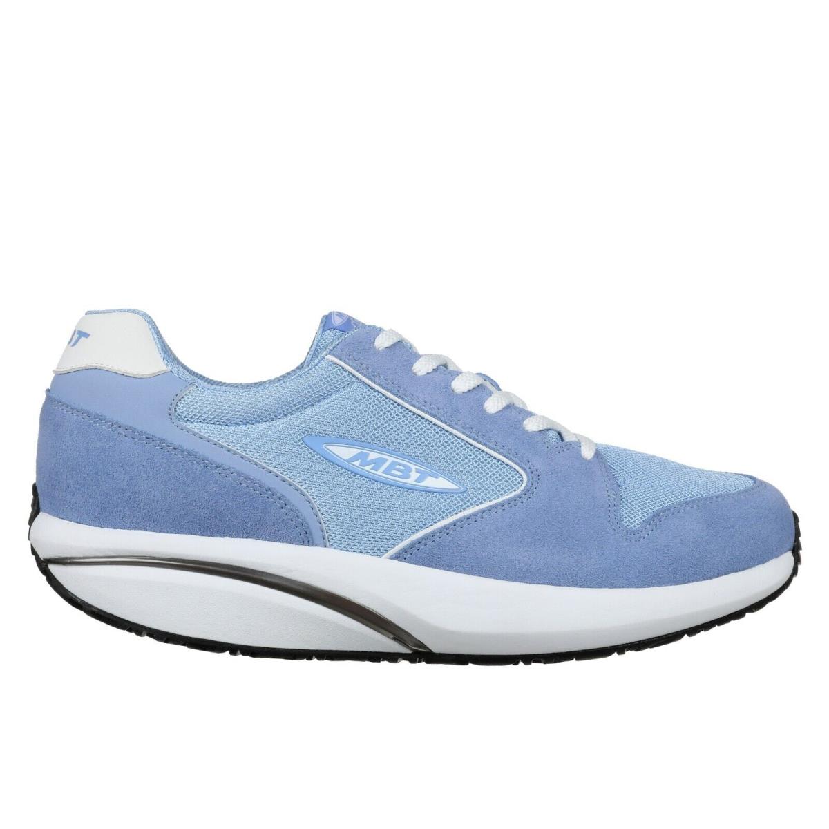 Mbt Women`s 1997 Classic Retro Style Suede Leather Level 3 Rocker 13 Colors PALE BLUE-700709-785Y