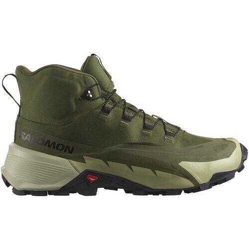 Salomon Cross Hike Mid Gtx Gore Tex US Men`s Sizes Olive 47146500 - Black