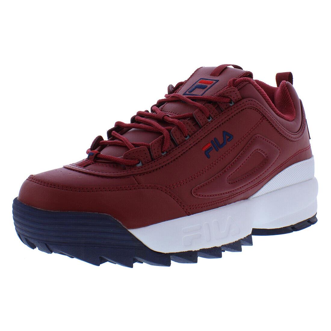 Fila Disruptor II Premium Mens Shoes - Main: Red