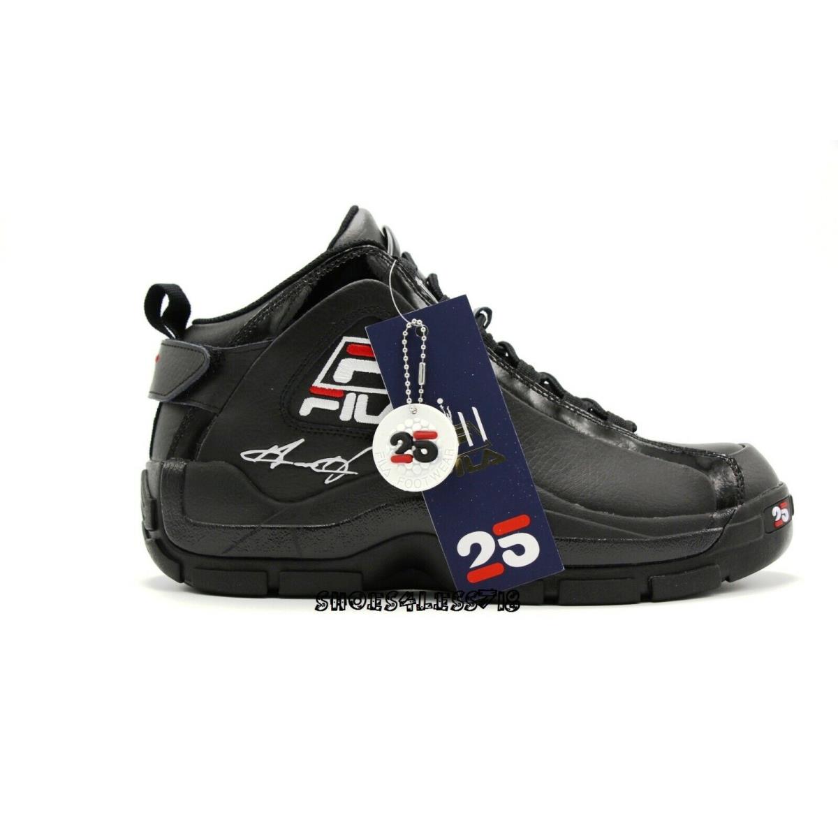 Fila Grant Hill 2 25th Anniversary Black Signature Limited Edition Sneakers