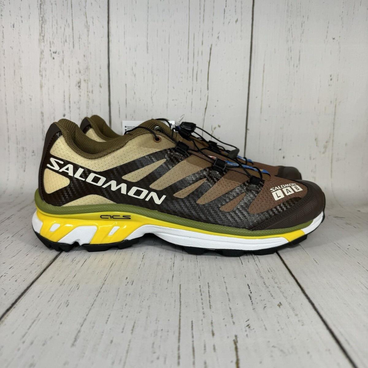 Men s Salomon XT-4 Advanced Bungee Delicioso Toffee Yellow 417720 Size 10.5