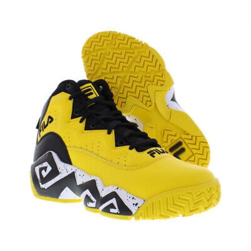 Fila MB Mens Shoes Size 8.5 Color: Lemon/black/white