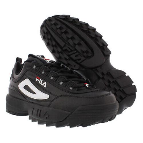 Fila Disruptor II Premium Mens Shoes Size 10.5 Color: Black