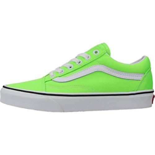 Vans Men`s Old Skool Sneaker (Neon) Green Gecko/True White