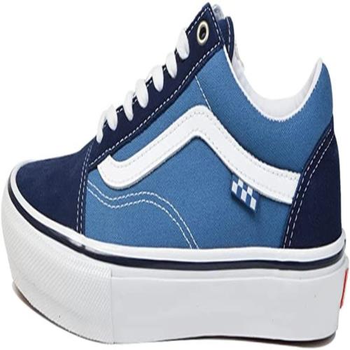 Vans Men`s Old Skool Sneaker (Skate) Navy/White
