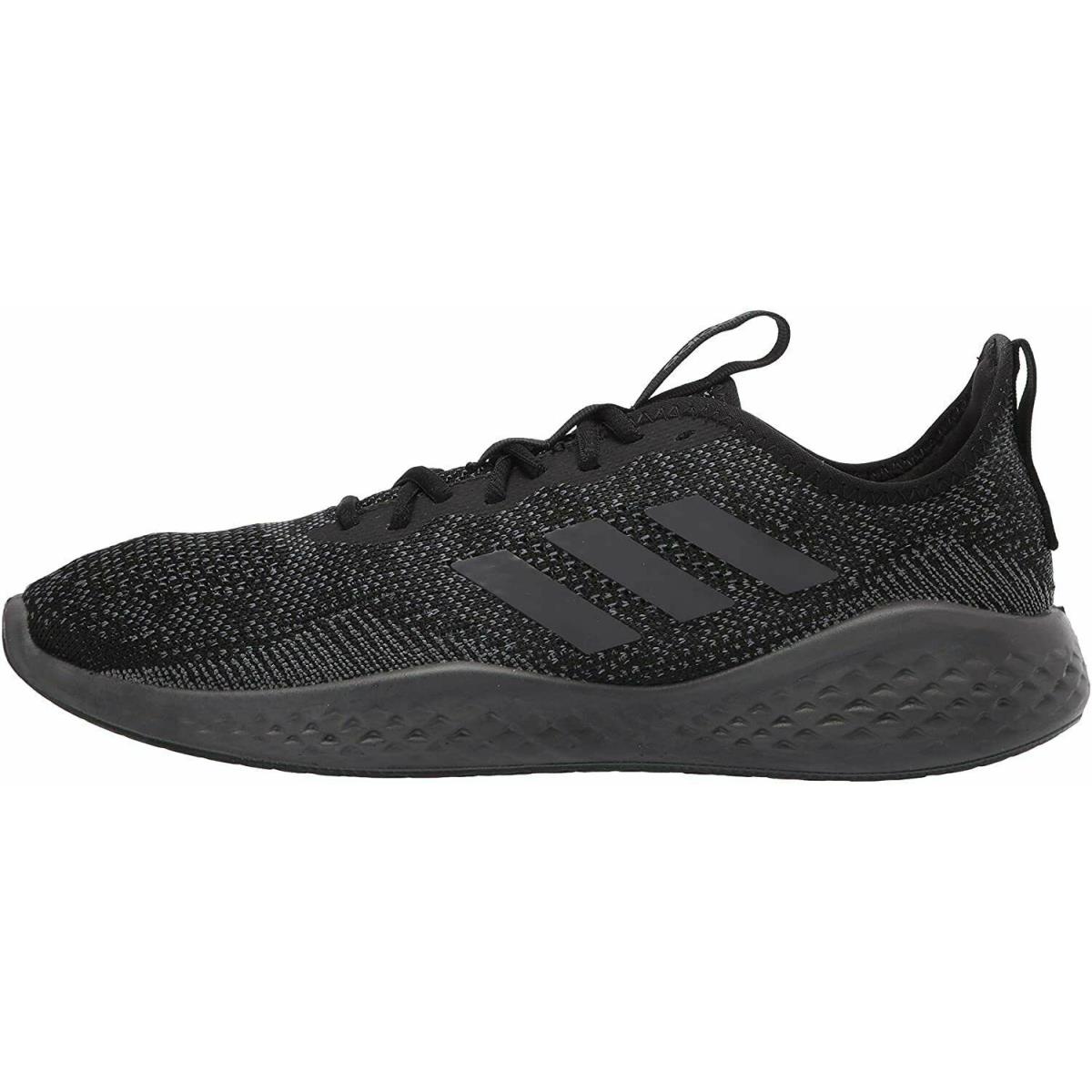 Adidas Fluidflow Black / Grey / Onix Men`s Athletic Running Sneakers EG3666 - Black / Grey / Onix