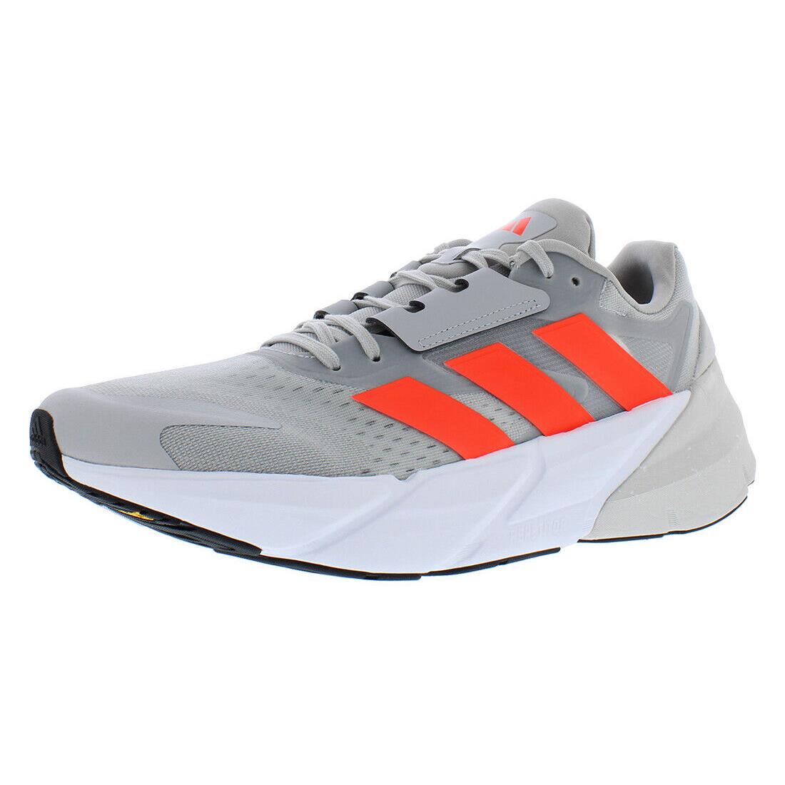 Adidas Adistar 2 Mens Shoes - Grey Two/Solar Red/Grey One, Main: Grey