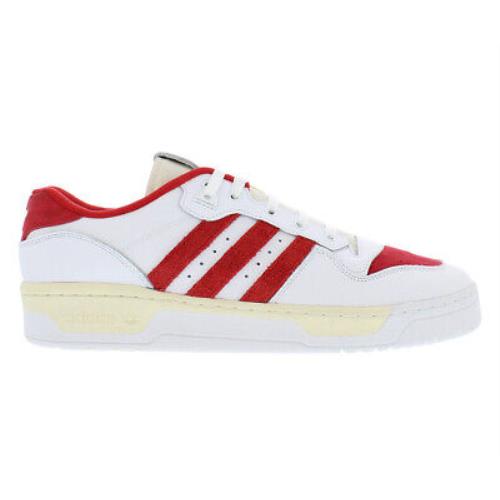 Adidas Rivalry Low Premium Mens Shoes - White/Red, Main: White