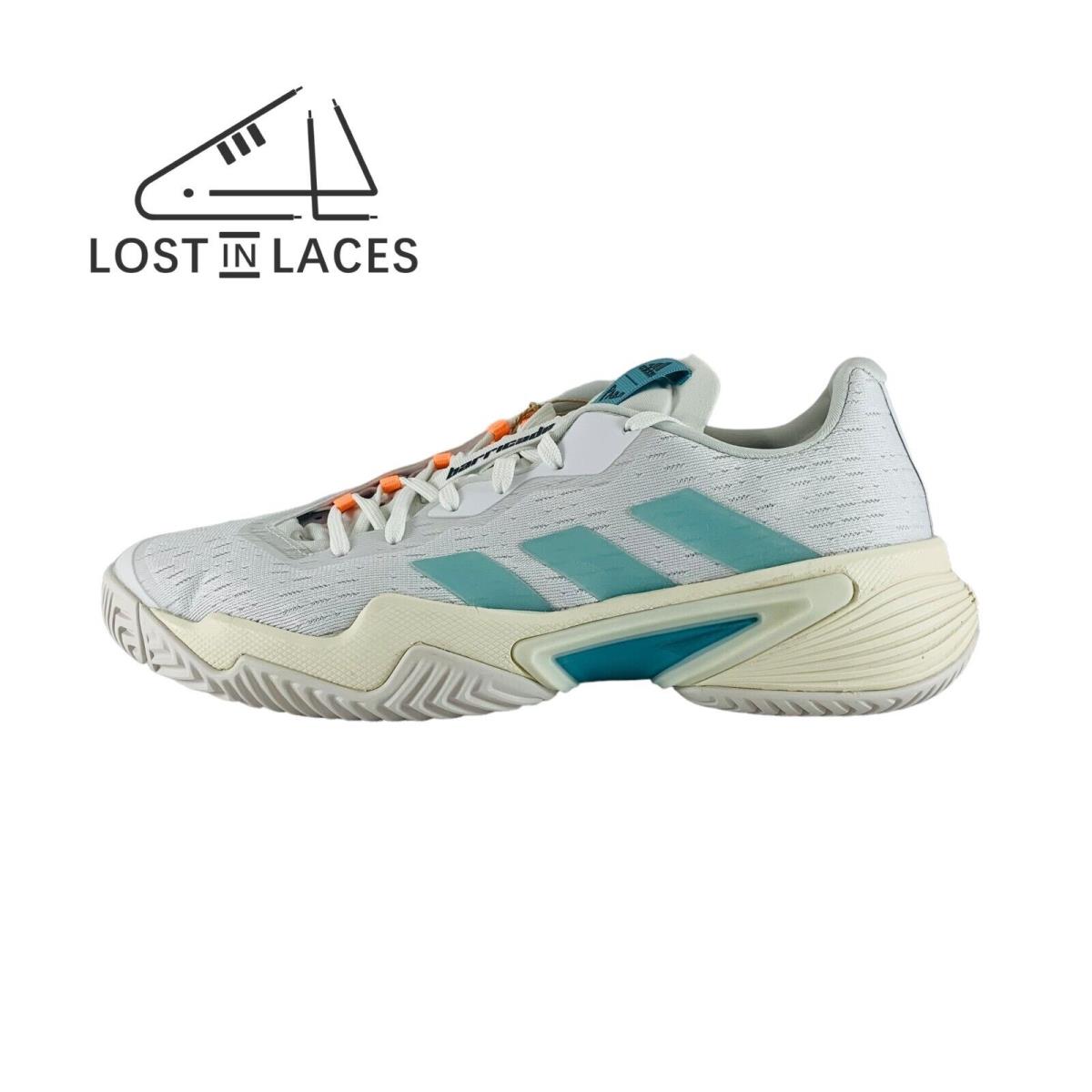Adidas Barricade Parley White Grey Tennis Pickleball Shoes GX6417 Women`s - White