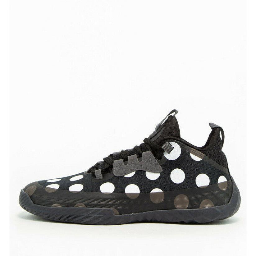 Adidas Harden Vol 5 Futurenatural Polka Dot Black Basketball Sneaker H68597 - Black