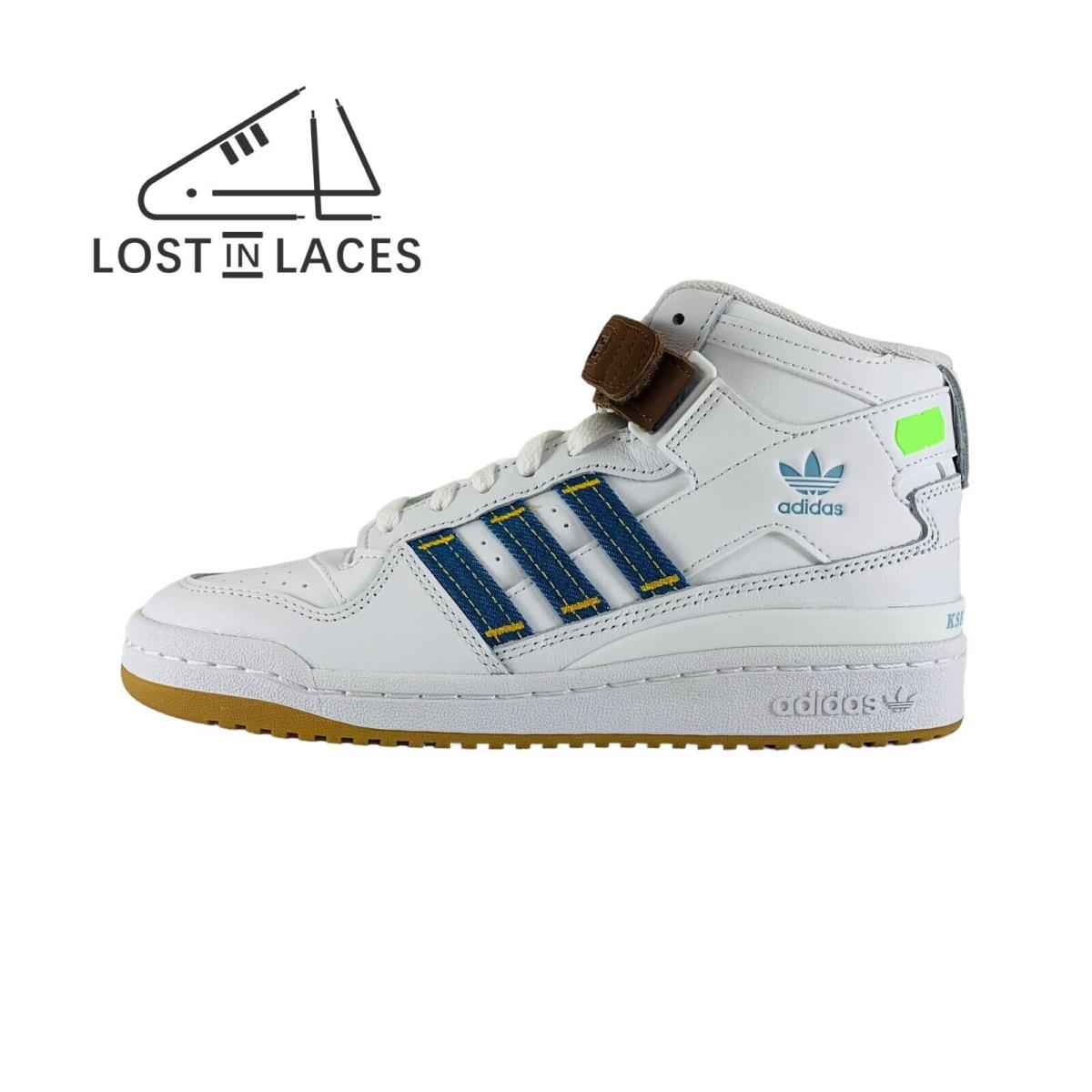 Adidas Forum Mid x Kseniaschnaider Sneakers Shoes IF7714 Women`s Sizes - White