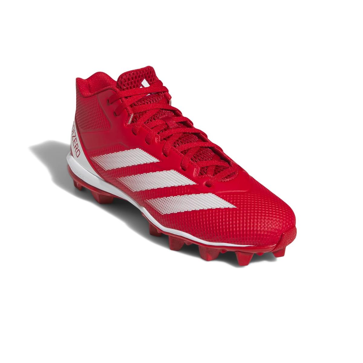 Man`s Sneakers Athletic Shoes Adidas Adizero Impact Spark Mid Team Power Red/White/Team Power Red