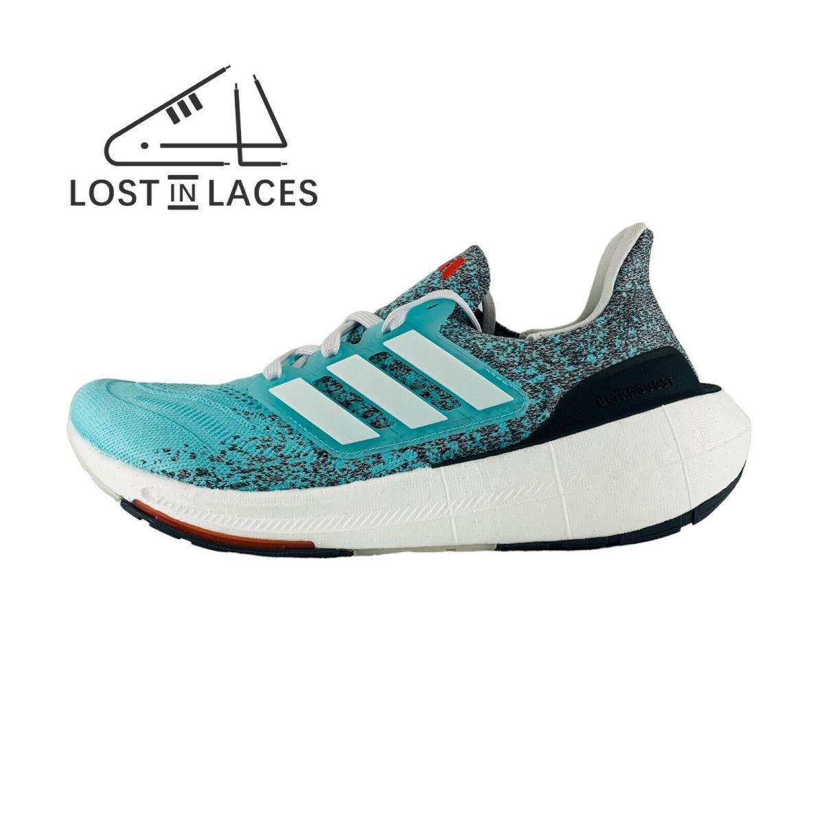 Adidas Ultraboost Light Aqua White Women`s Running Shoes IE1692 - Blue