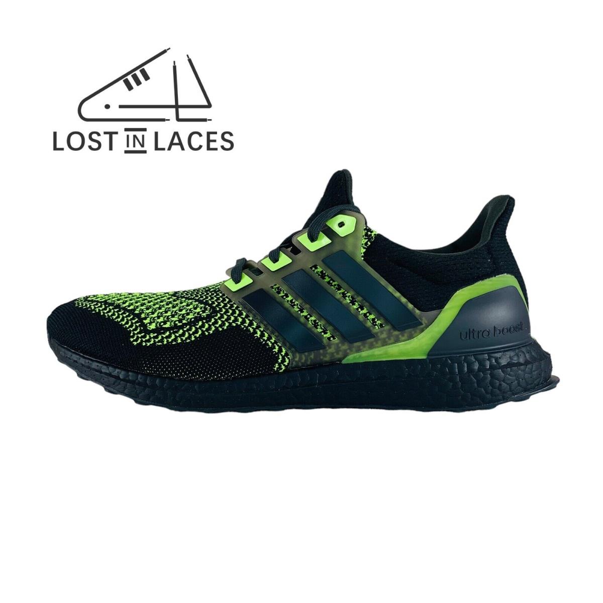 Adidas Ultraboost 1.0 Black Lucid Lemon Running Shoes ID9682 Men`s Sizes