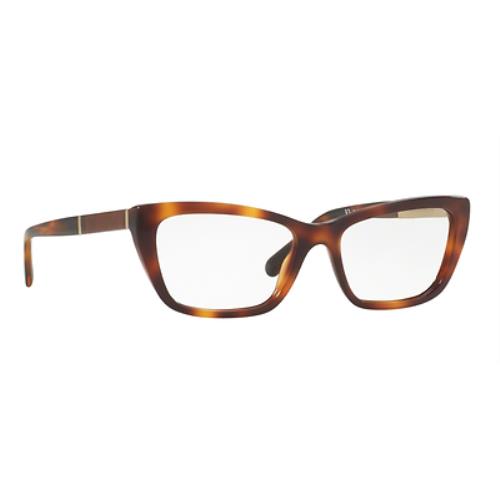 Burberry BE 2236-F 3316 Havana Unisex Eyeglasses 54mm Italy