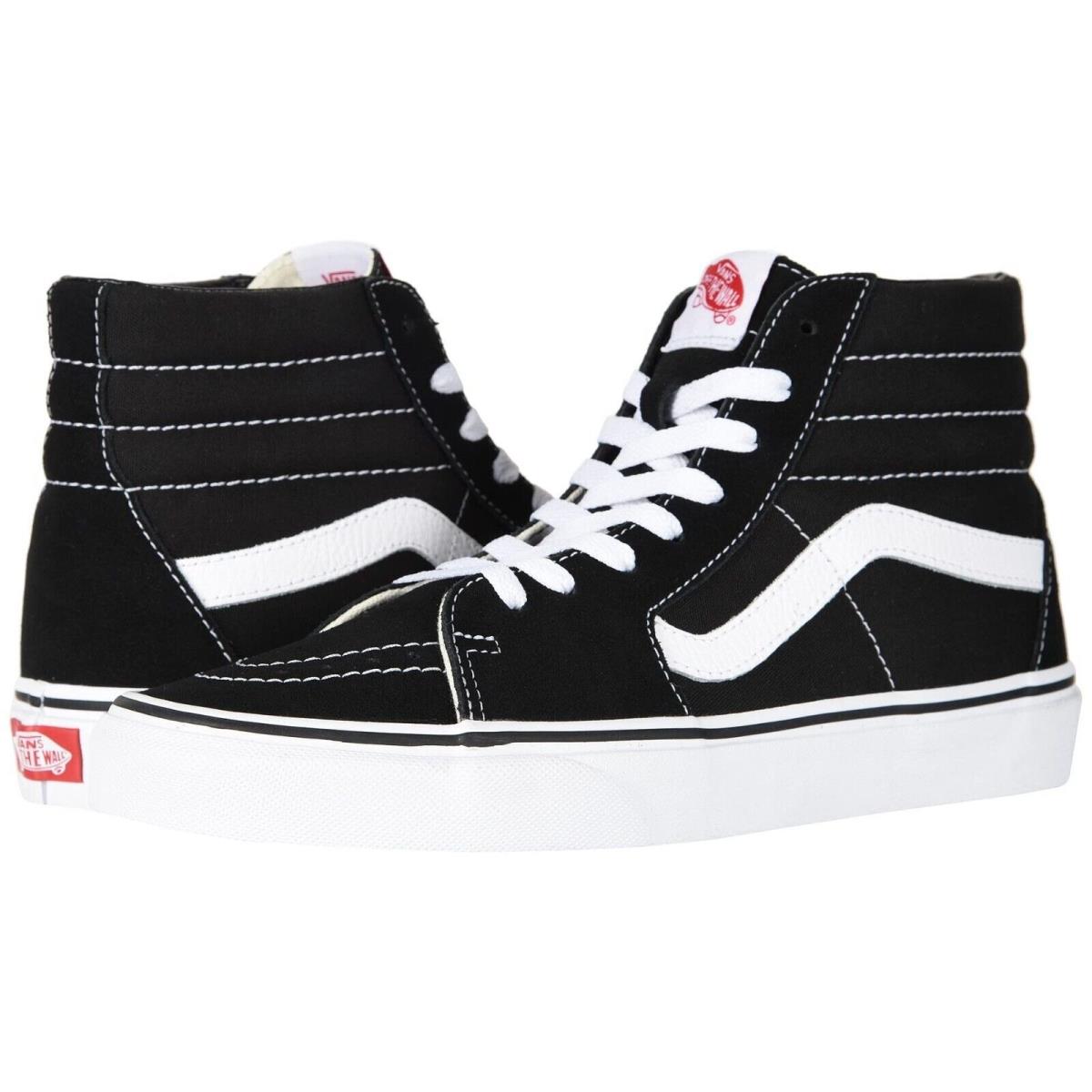 Vans SK8-Hi N7717 Unisex Sneaker Black/black/white Size W -7/ M -5.5