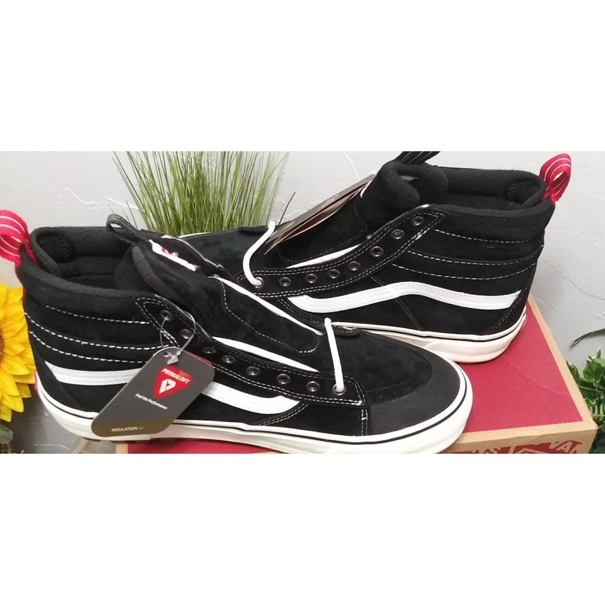 Vans Sk8-Hi MTE-2 Mens Size 11.5 Black White Red All Terrain Hi Top Sneaker Boot