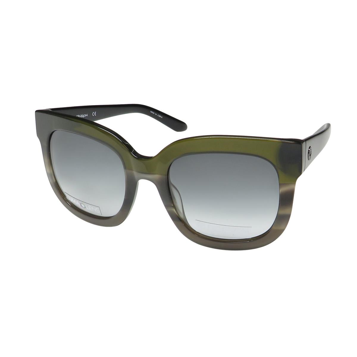 Dragon Flo LL Premium Luma Lenses Uv/uvb Protection Designer Hot Sunglasses Olive Horn Gradient