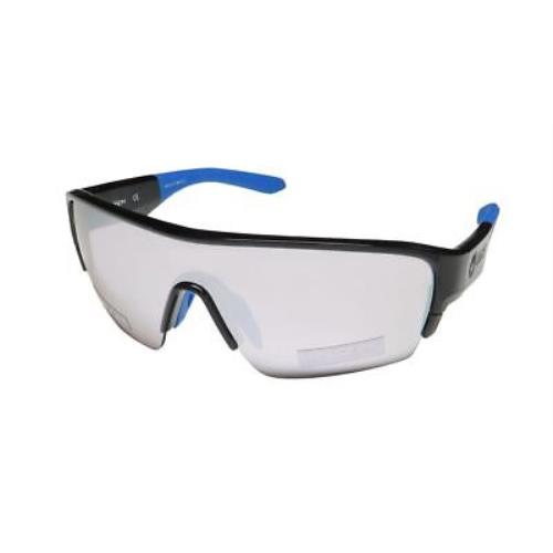 Dragon Tracer X LL Sunglasses 61-14-140 001 Unisex Wrap Black Plastic