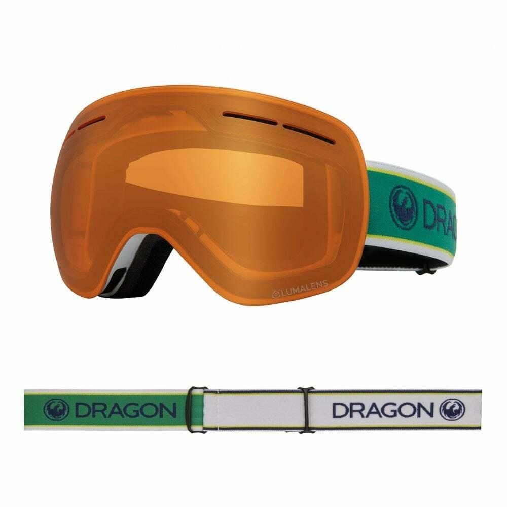 Dragon Alliance X1S Bonus Goggles Polo Club / Luma Lens Amber + Dark Smoke